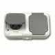 9200900006 КОНТАКТ ДВОЕН СИВ IP44