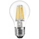 A60 LED E27 5W 230V 640LM 2700K FILAMENT СТЪКЛО