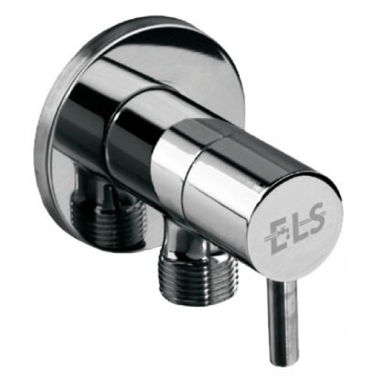 ЪГЛОВ КРАН С КЕРАМИЧЕН МЕХАНИЗЪМ 1/2" х 3/4"  ELS-1001