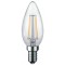 C35 LED E14 2W 230V 200LM 2700K ФИЛАМЕНТ