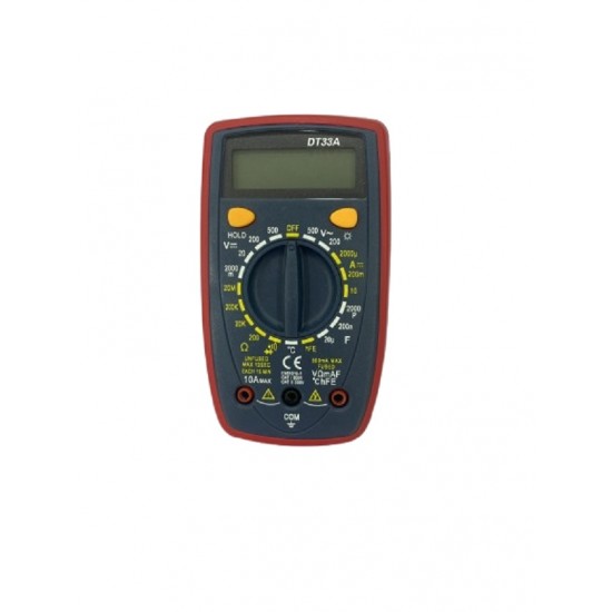 ДИГИТАЛЕН МУЛТИМЕТЪР С ПОДСВЕТКА DT33A