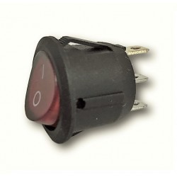 ЕЛ. ПРЕКЪСВАЧ 10A 220V ЧЕРВЕНО-ЧЕРЕН СВЕТЕЩ 70L