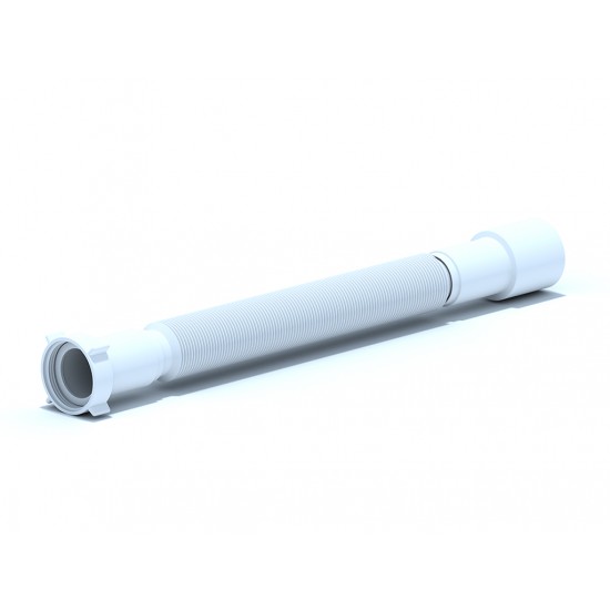 ГЪВКАВА ВРЪЗКА С PVC ГАЙКА УДЪЛЖЕНА 1 1/2" x 40/50 530-1300mm     K116