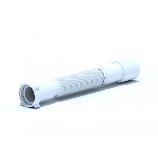 ГЪВКАВА ВРЪЗКА ЗА СИФОН С PVC ГАЙКА 1 1/2" x 40/50     K106