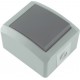 КЛЮЧ IP44 ДЕВИАТОРЕН СИВ СХ.6 10A/250V (12.23.025)