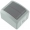 КЛЮЧ IP44 ДВОЕН СИВ СХ.5 10A/250V (12.23.024)