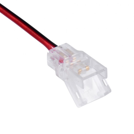 КОНЕКТОР ЗА LED ЛЕНТА КЪМ КАБЕЛ 10ММ IP66 ELS-FSN10XB-2W (опаковка 10бр.)