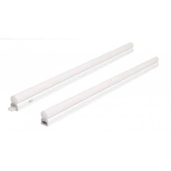 LED T5 ПУРА С ВГРАДЕНО ТЯЛО, ПРЕКЪСВАЧ И ЗАХРАНВАЩ КАБЕЛ 9W 230V 900LM PF0.5 4000K 60см