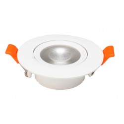 ЛУНИЧКА ЗА ВГРАЖДАНЕ 3CCT LED 6W 230V 450LM 3000K/4000К/6500К SMD  IP20 БЯЛА