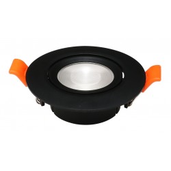 ЛУНИЧКА ЗА ВГРАЖДАНЕ 3CCT LED 6W 230V 450LM 3000K/4000К/6500К SMD  IP20 ЧЕРНА