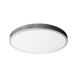 ПЛАФОНИЕРА LED 3CCT 20W 220-240V 1700 lm. 3000K/4000K/6500K ф300х52 IP44 СРЕБРИСТ БОРД