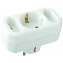 РАЗКЛОНИТЕЛ 3-KA 16А 250V БЯЛ ELS-RM01/01-2