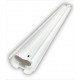 ШИНА ЗА LED IP21T8 ТРЪБА 2 X 1.2M С ДИФУЗЕР ЕДНОСТРАННО СВЪРЗВАНЕ
