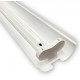 ШИНА ЗА LED IP21T8 ТРЪБА 2 X 1.2M С ДИФУЗЕР ЕДНОСТРАННО СВЪРЗВАНЕ