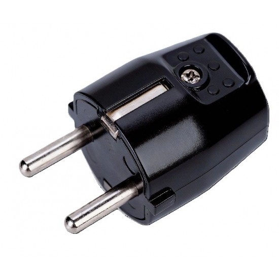 ЩЕПСЕЛ МИНИ PC 16A 250V 2P+E ЧЕРЕН ELS-2201