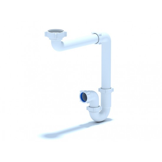 ТРЪБЕН СИФОН 1 1/2" Х 40 ММ SPACE SAVING  D5020EU