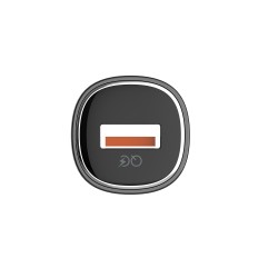 ЗАРЯДНО У-ВО ЗА АВТОМОБИЛ ЗА БЪРЗО ЗАРЕЖДАНЕ PORT USB-A С КАБЕЛ USB Type-C QC 30W DC12-24V C105
