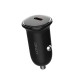 ЗАРЯДНО У-ВО ЗА АВТОМОБИЛ ЗА БЪРЗО ЗАРЕЖДАНЕ PORT USB Type-C С КАБЕЛ USB Type-C QC 30W DC12-24V C106