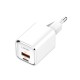 ЗАРЯДНО У-ВО ЗА БЪРЗО ЗАРЕЖДАНЕ PORT USB-A + USB Type-C С КАБЕЛ USB  type-C PD + QC3.0 30W 100-240V  A2317C