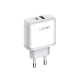 ЗАРЯДНО У-ВО ЗА БЪРЗО ЗАРЕЖДАНЕ PORT USB-A + USB Type-C С КАБЕЛ USB  type-C PD + QC3.0 45W 100-240V A2526C