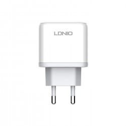 ЗАРЯДНО У-ВО ЗА БЪРЗО ЗАРЕЖДАНЕ PORT USB-A + USB Type-C С КАБЕЛ USB  type-C PD + QC3.0 45W 100-240V A2526C