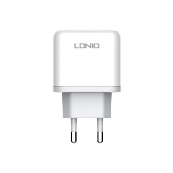 ЗАРЯДНО У-ВО ЗА БЪРЗО ЗАРЕЖДАНЕ PORT USB-A + USB Type-C С КАБЕЛ USB  type-C PD + QC3.0 45W 100-240V A2526C