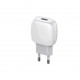 ЗАРЯДНО У-ВО ЗА БЪРЗО ЗАРЕЖДАНЕ PORT USB Type А С КАБЕЛ USB Type C QC3.0 18W 100-240V  A1306Q
