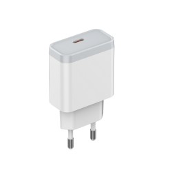 ЗАРЯДНО У-ВО ЗА БЪРЗО ЗАРЕЖДАНЕ PORT USB Type-C С КАБЕЛ USB Type-C PD 27W 100-240V  Q122