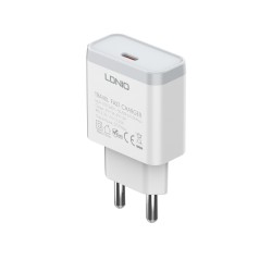 ЗАРЯДНО У-ВО ЗА БЪРЗО ЗАРЕЖДАНЕ PORT USB Type-C С КАБЕЛ USB Type-C PD 27W 100-240V  Q122